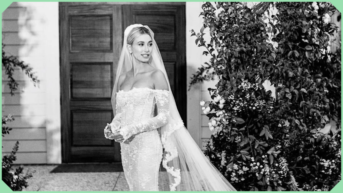 Hailey Bieber Wedding Dress